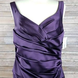Davids bridal bridesmaid/ prom dress purple size 6